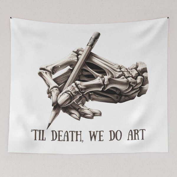 Item preview, 'Til Death, We Do Art: Drawing  designed and sold by sphericalearth.