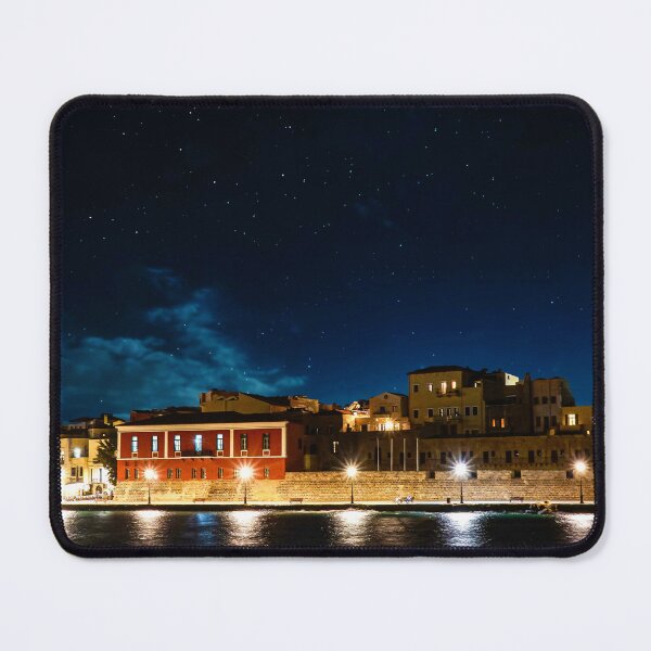 Item preview, Old harbour Chania Crete at night with stars!! designed and sold by Tasos Karamalakis.