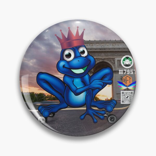 Item preview, Happy Frog Prince NFTs, On tour Collections #7951, l'arc De Triomphe designed and sold by TPOP-SOFTPOWER.