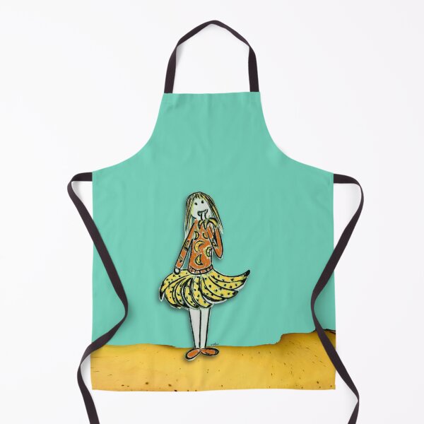 Item preview, Girl with a banana skirt eating bananas designed and sold by Karina Kamenetzky.