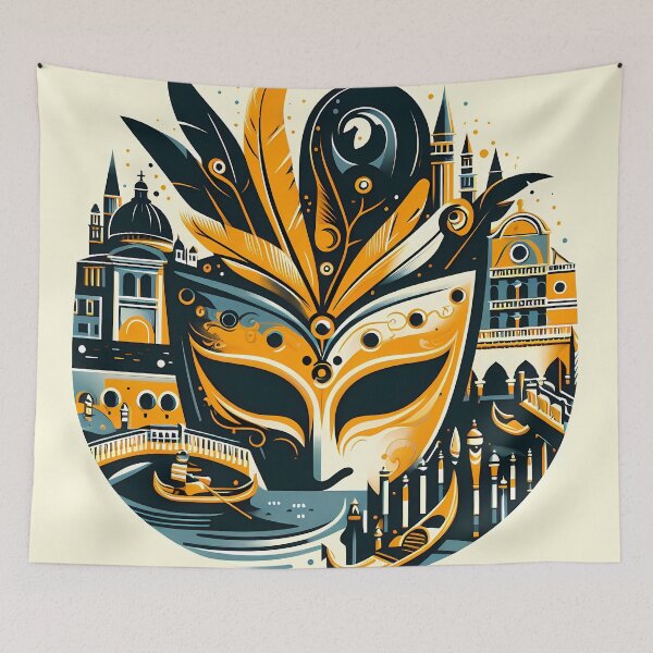 Item preview, Venetian mask designed and sold by TaevasDesign.