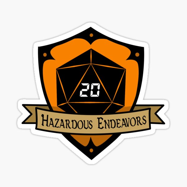 Hazardous Endeavors Sticker