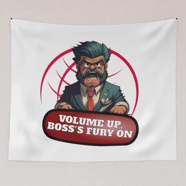 Item preview, Screaming Boss Fury designed and sold by Hungry-Murphy.