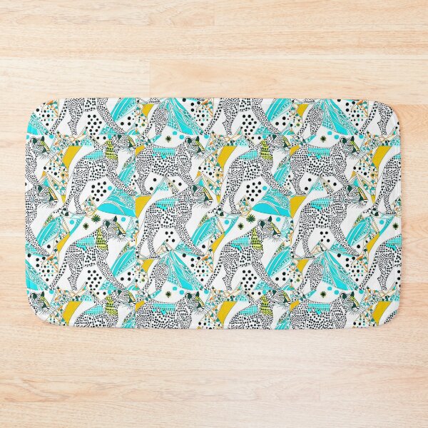 Item preview, Blue Geometric Spotted Cheetah Pattern designed and sold by Geonimalia.