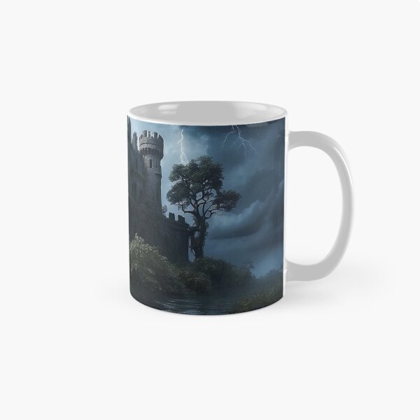 Item preview, Fantasy Castle Ruins in the Swamp. designed and sold by nyathiwa.