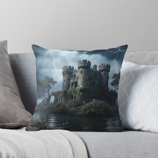 Item preview, Fantasy Castle Ruins in the Swamp. designed and sold by nyathiwa.
