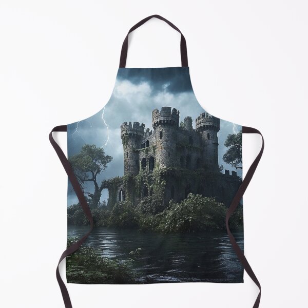 Item preview, Fantasy Castle Ruins in the Swamp. designed and sold by nyathiwa.