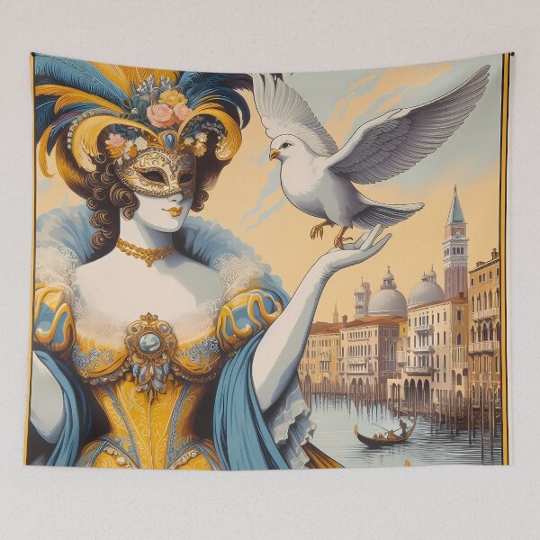 Item preview, Venetian mask designed and sold by TaevasDesign.