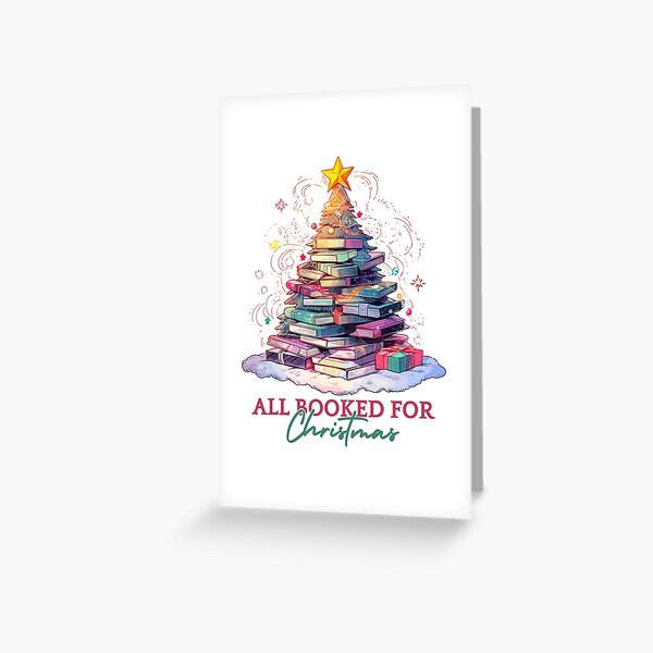 Item preview, All Booked For Christmas - Christmas Book Tree designed and sold by SFIPS.