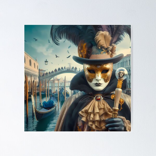Item preview, Venetian mask designed and sold by TaevasDesign.