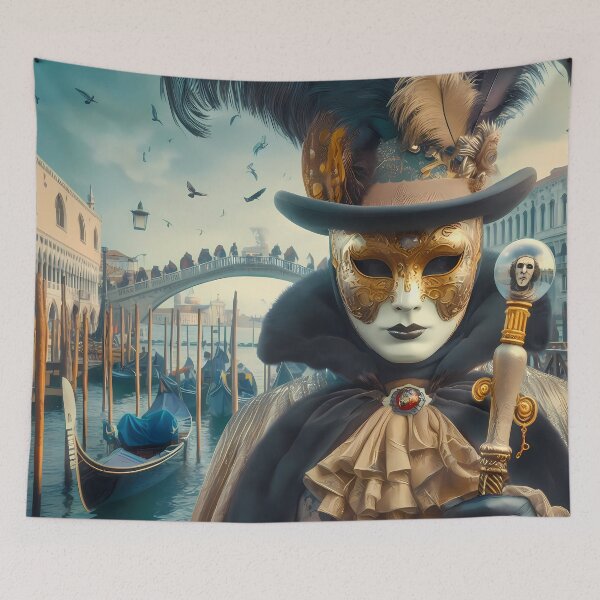 Item preview, Venetian mask designed and sold by TaevasDesign.