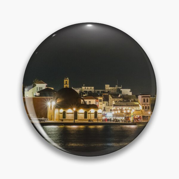 Item preview, Chania of Crete Greece by night at yiali tzamisi. designed and sold by Tasos Karamalakis.