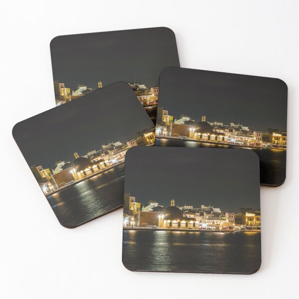 Item preview, Chania of Crete Greece by night at yiali tzamisi. designed and sold by Tasos Karamalakis.