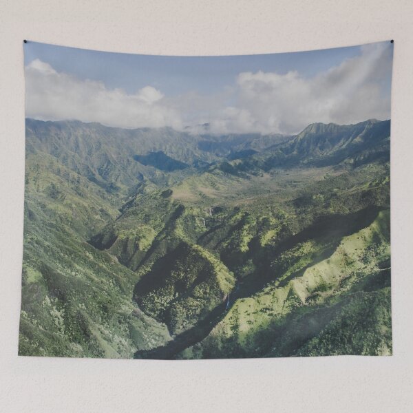 Item preview, Curving Mountains in Kauai Hawaii designed and sold by MeganMatsuoka.