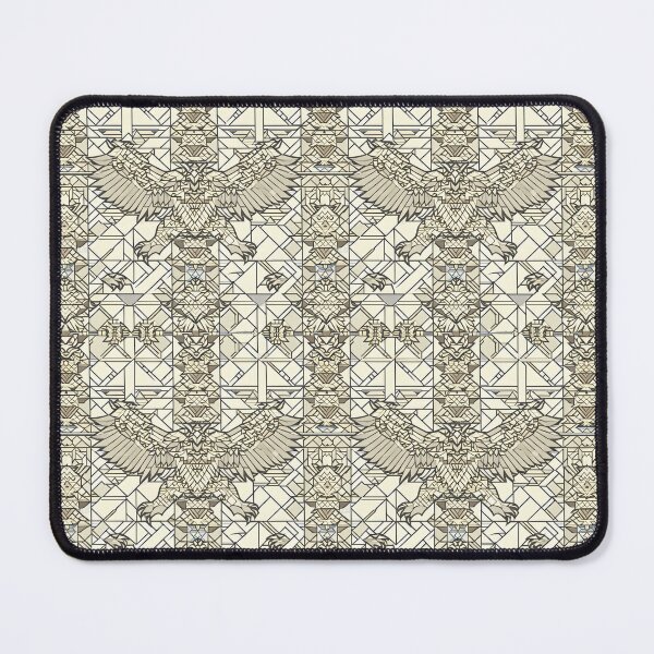 Item preview, Yellow Geometric Griffin Pattern designed and sold by Geonimalia.