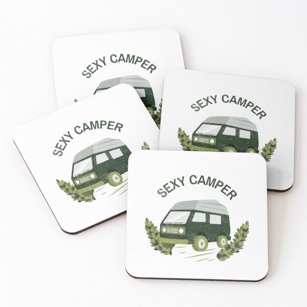 Item preview, Sexy Camper Funny Camping designed and sold by Harmonick-Tees.