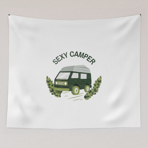 Item preview, Sexy Camper Funny Camping designed and sold by Harmonick-Tees.