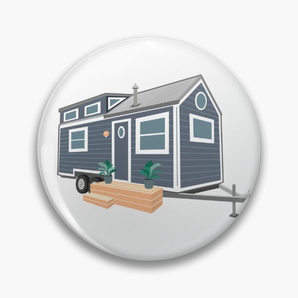 Item preview, Dark Grey Tiny House designed and sold by Christine  Briggs.