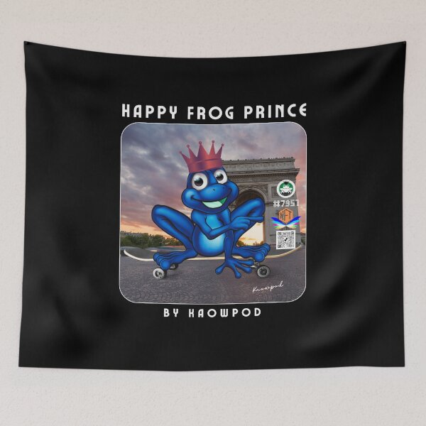 Item preview, Happy Frog Prince NFTs, On tour Collections #7892, France designed and sold by TPOP-SOFTPOWER.