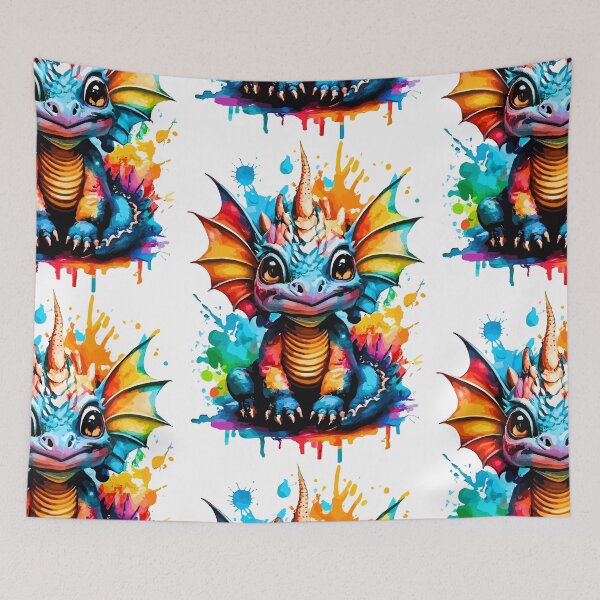 Item preview, Baby Dragon - Cute Dragon Colourful designed and sold by BabyYodaSticker.