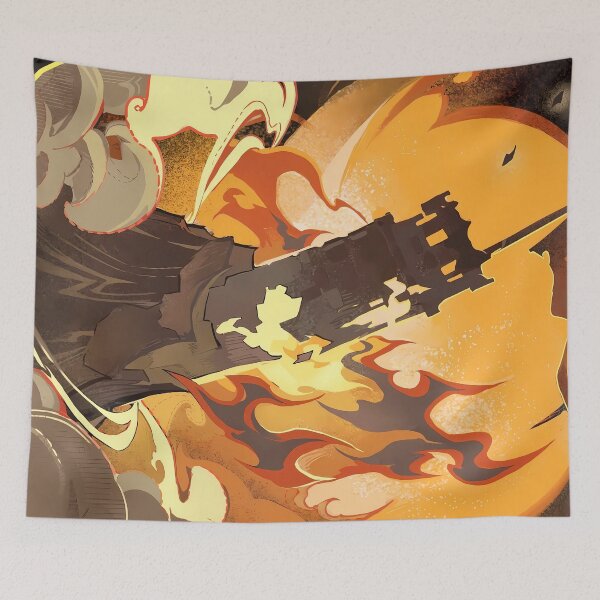 Item preview, Collapsing Sky • Honkai Star Rail Light Cone designed and sold by kazatodoesart.
