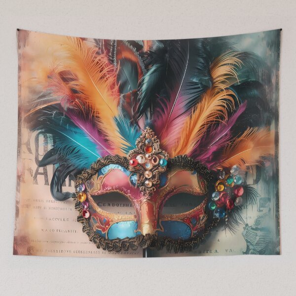Item preview, Venetian mask designed and sold by TaevasDesign.