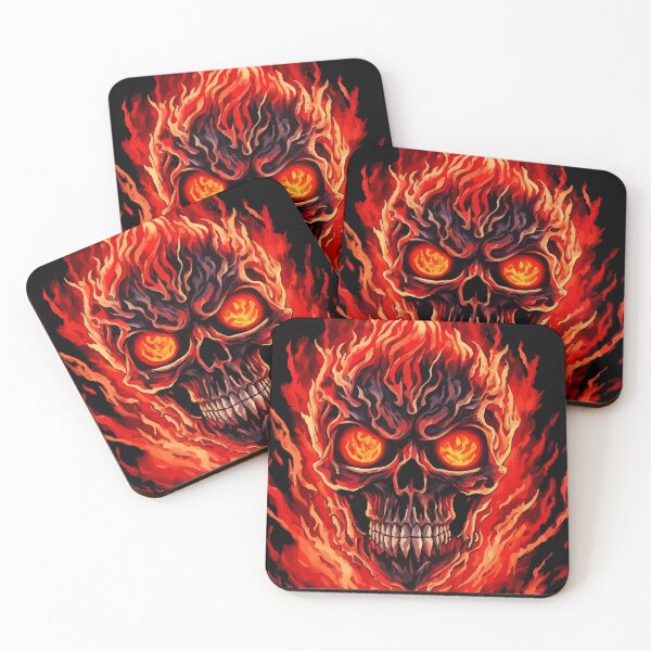 Item preview, Hell Fire Skull designed and sold by Grypis.