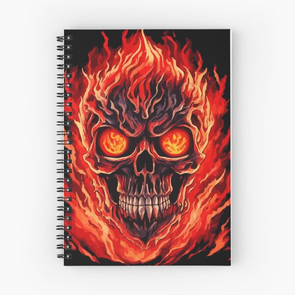 Item preview, Hell Fire Skull designed and sold by Grypis.