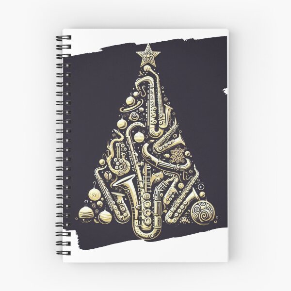 Item preview, Saxophone Christmas Tree designed and sold by HeadTurningArt.