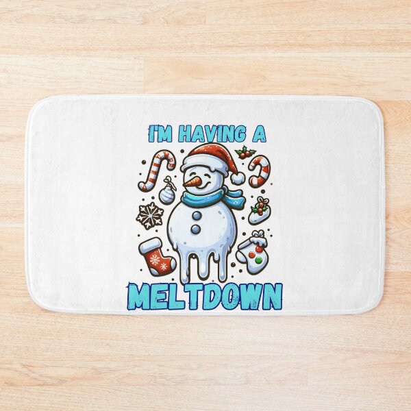 Item preview, I'm Having A Meltdown Christmas Funny Snowman designed and sold by GalaxyGraffiti.