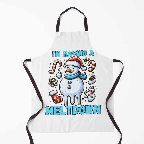 Item preview, I'm Having A Meltdown Christmas Funny Snowman designed and sold by GalaxyGraffiti.