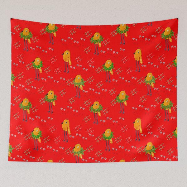 Item preview, Bird walk Christmas_red designed and sold by NeonEye-Designs.