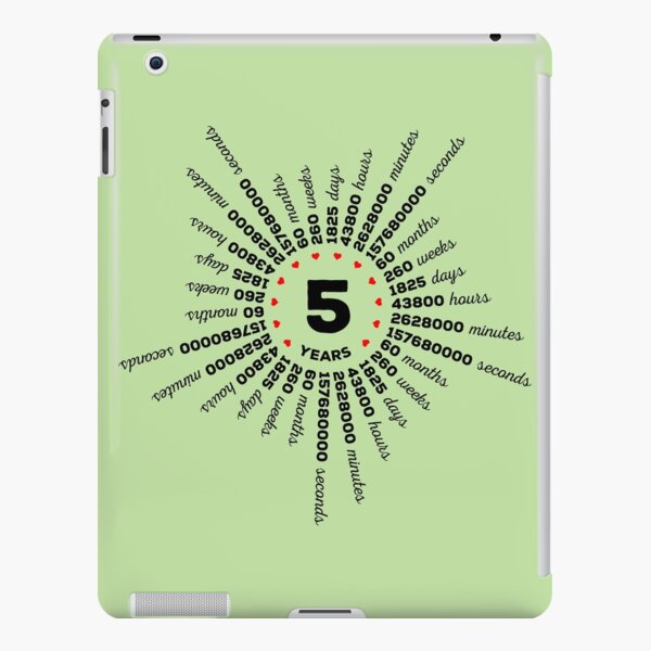 Coque Et Skin Adhesive Ipad 5e Cadeau D Anniversaire De Mariage Pour Lui Ses 5 Ans Ensemble 5e Annee De Mariage Anniversaire Couple Drole Correspondant Par Stella1 Redbubble