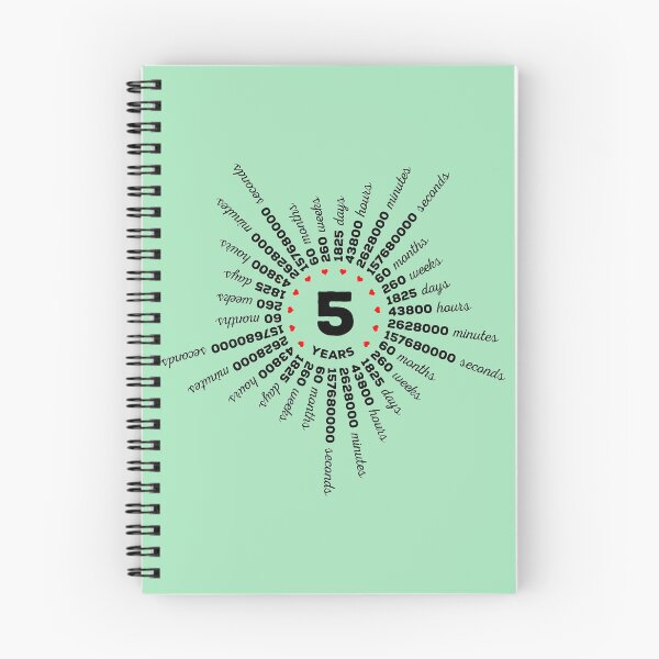 Item preview, Fifth anniversary of dating or being married. Happy 5 Years Together Gift for love partners designed and sold by MemWear.