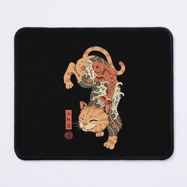 Item preview, Koi Fish Cat Irezumi designed and sold by vincenttrinidad.