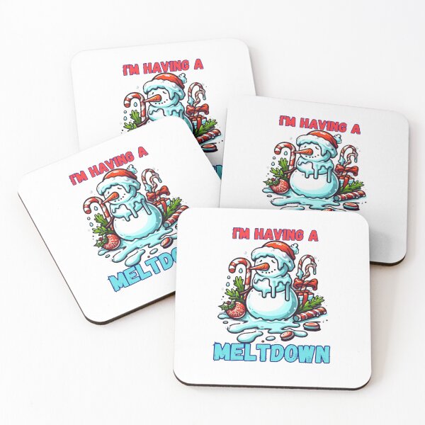 Item preview, I'm Having A Meltdown Christmas Funny Snowman designed and sold by GalaxyGraffiti.