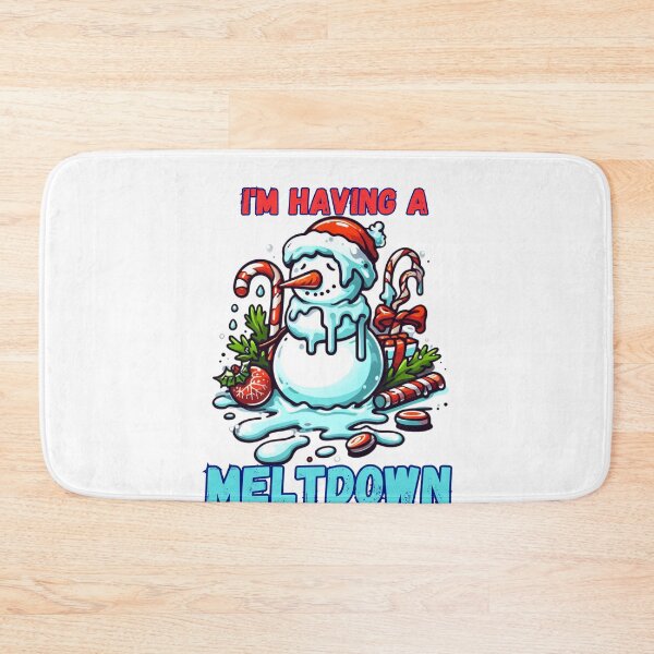 Item preview, I'm Having A Meltdown Christmas Funny Snowman designed and sold by GalaxyGraffiti.