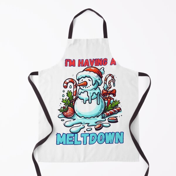 Item preview, I'm Having A Meltdown Christmas Funny Snowman designed and sold by GalaxyGraffiti.