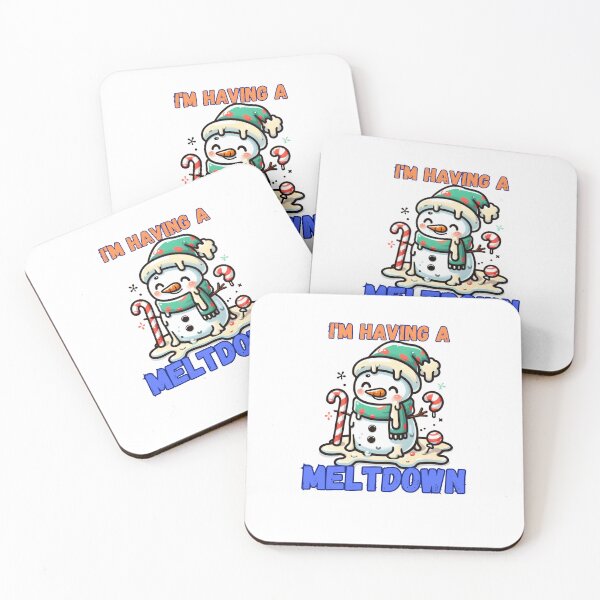 Item preview, I'm Having A Meltdown Christmas Funny Snowman designed and sold by GalaxyGraffiti.