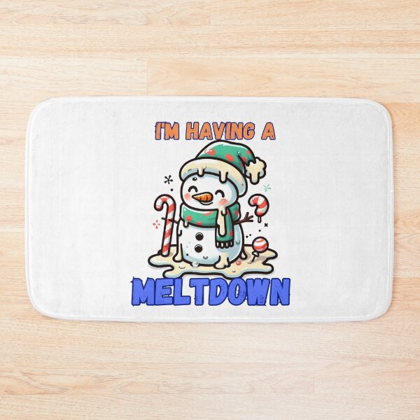 Item preview, I'm Having A Meltdown Christmas Funny Snowman designed and sold by GalaxyGraffiti.