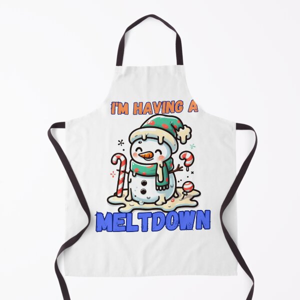 Item preview, I'm Having A Meltdown Christmas Funny Snowman designed and sold by GalaxyGraffiti.