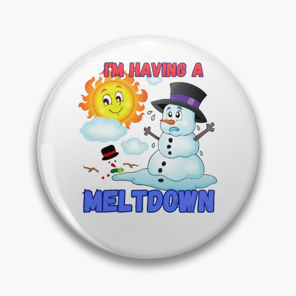 Item preview, I'm Having A Meltdown Christmas Funny Snowman designed and sold by GalaxyGraffiti.