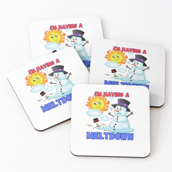 Item preview, I'm Having A Meltdown Christmas Funny Snowman designed and sold by GalaxyGraffiti.