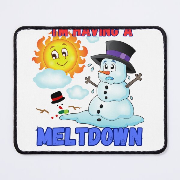 Item preview, I'm Having A Meltdown Christmas Funny Snowman designed and sold by GalaxyGraffiti.