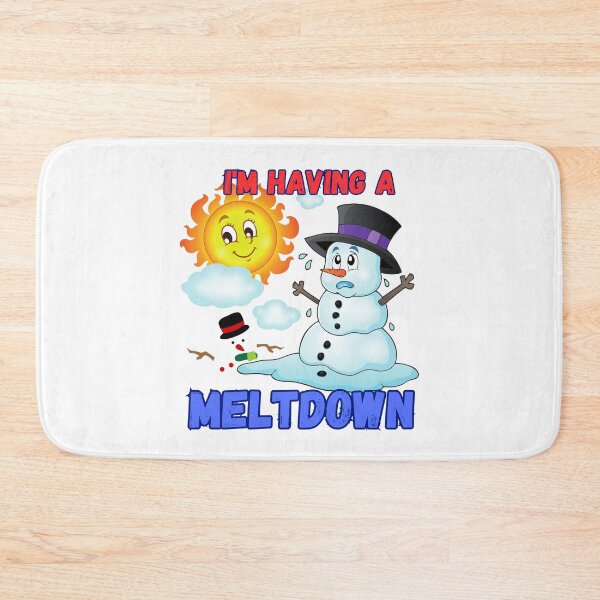 Item preview, I'm Having A Meltdown Christmas Funny Snowman designed and sold by GalaxyGraffiti.