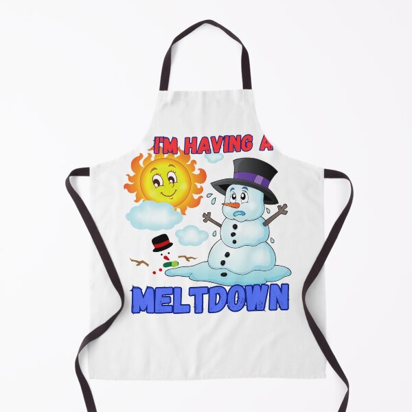 Item preview, I'm Having A Meltdown Christmas Funny Snowman designed and sold by GalaxyGraffiti.
