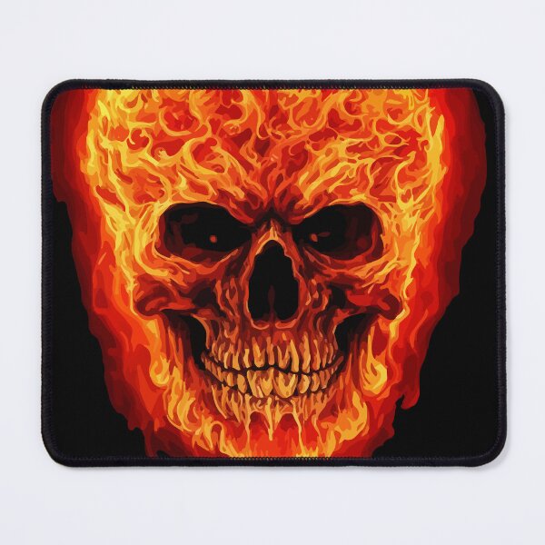 Item preview, Hell Fire Skull designed and sold by Grypis.