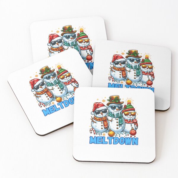 Item preview, I'm Having A Meltdown Christmas Funny Snowman designed and sold by GalaxyGraffiti.