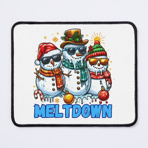 Item preview, I'm Having A Meltdown Christmas Funny Snowman designed and sold by GalaxyGraffiti.
