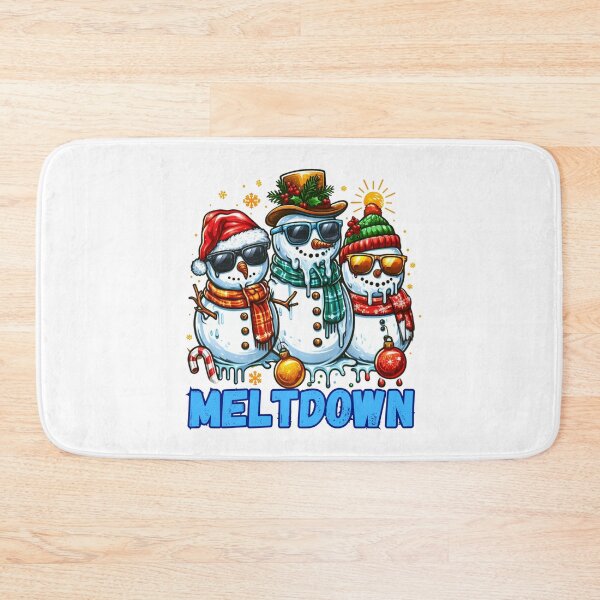 Item preview, I'm Having A Meltdown Christmas Funny Snowman designed and sold by GalaxyGraffiti.
